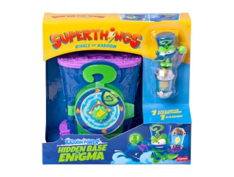 Set de joaca Baza ascunsa a lui Enigma SuperThings seria Kazoom Power