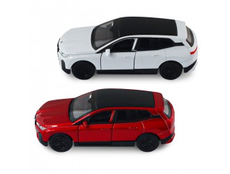 Автомодель - BMW iX (красный, белый)