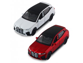 Автомодель - BMW iX (красный, белый)