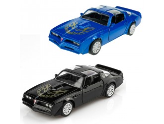 Macheta auto Pontiac Firebird 1978 neagra/albastra TechnoDrive