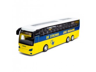 Macheta Autobuz Excursie Ucraina in cutie din plastic TechnoDrive