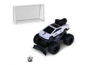 Masina Cyber Ride cu RC, 1:24 , alba, efect de fum,  acumul. 3,7 V, KS Drive