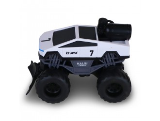 Masina Cyber Ride cu RC, 1:24 , alba, efect de fum,  acumul. 3,7 V, KS Drive