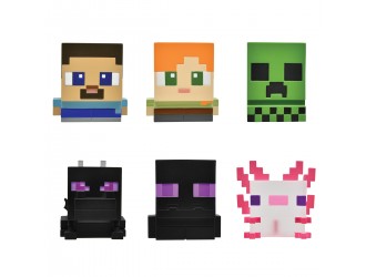 Figurina surpriza elastica in biluta MINECRAFT S1 MASH'EMS