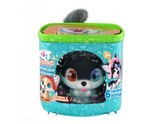 Set de joaca cu figurina catelus QT Puppies Cookie