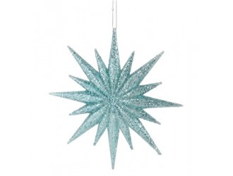 Decoratiune Start turcuaz 11.3cm, 1 buc.