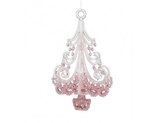 Decoratiune de Craciun roz