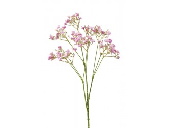 Floare artificiala Gypsophila tip spray (Floarea miresei), lila, 68 cm