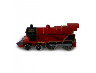 Macheta locomotiva Magic Express cu sunete si lumini 14 cm, TechnoDrive