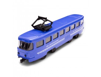 Коллекционная модель автомобиля Трамвай Киев синий TechnoDrive