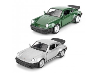 Коллекционная модель автомобиля Porsche 911 Turbo 3.3 1978 серый или зелёный TechnoDrive