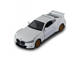 Macheta auto BMW 3.0 CSL, scara 1:42, Alb TechnoDrive