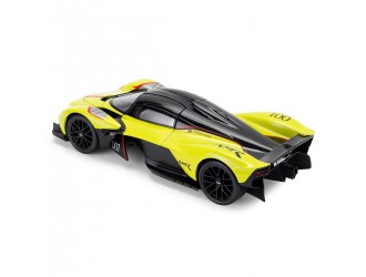 Коллекционная модель Aston Martin Valkyrie 1:18 жёлтая TechnoDrive