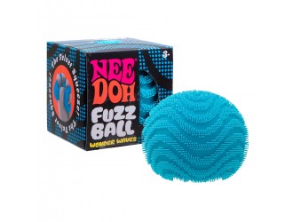 Игрушка-антистресс Fuzz Ball NeeDoh, 6,3 см ГОЛУБАЯ