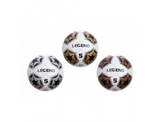 Футбольный мяч №5, Legend, Mondo - серебристый