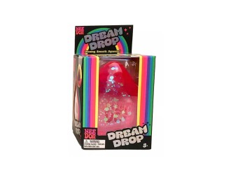 Jucarie antistres NeeDoh Dream Drop, jucarie senzoriala squishy pentru copii si adulti, ROSU, 8.2 cm