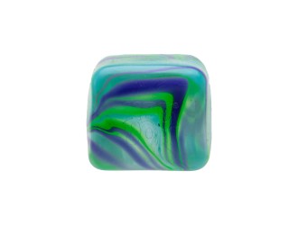 SWNCBND-2 Jucarie antistres NeeDoh Cosmic Cube Verde-Albastru, cub senzorial squishy pentru copii si adulti, 5.7 cm