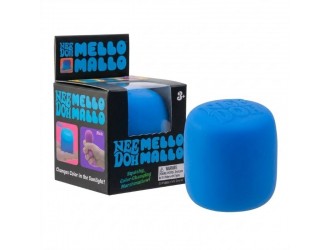 Jucarie antistres NeeDoh Marshmallow Color Change, jucarie senzoriala squishy pentru copii si adulti, ALBASTRU, 5.7 cm