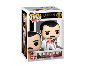 Figurina de colectie Funko POP! Queen – Freddie Mercury cu microfon #414