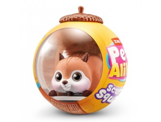 Jucarie interactiva Veverita cafenie S1, Pets Alive, ZURU