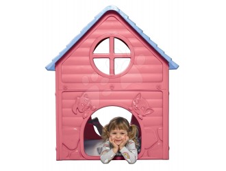 Детский домик розово-голубой - 106x98x90 см, для дома и улицы
