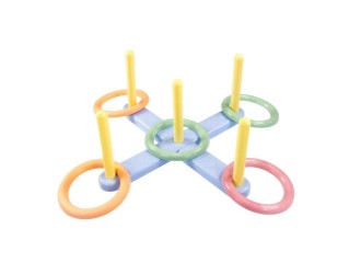 Детская игра "Кольцеброс", набор для метания и ловли, 38x38x15 см