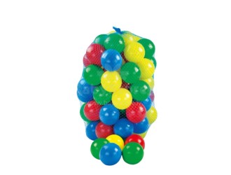 Набор цветных шариков для детского бассейна, 100 штук, диаметр 60 мм, в сетке, многоцветные