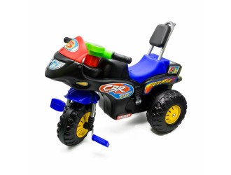 Motocicleta ride-on pentru copii, inaltime sezut 26 cm, ALBASTRU, 70x50x40 cm, interior/exterior