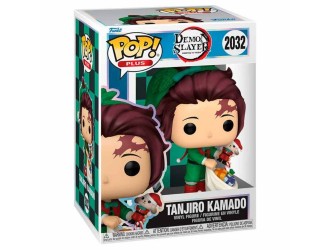 Figurina de colectie Funko POP! Plus Demon Slayer Tanjiro Kamado Holiday #2032, vinyl, in cutie cadou