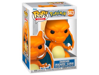 Figurina de colectie Funko POP! Games Pokemon Charizard #843, vinyl, in cutie cadou