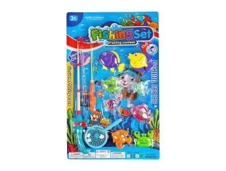 Set de joaca Pescuit Dublu pentru copii, "Fishing Contest" cu accesorii, ZJA393563, 3 ani+