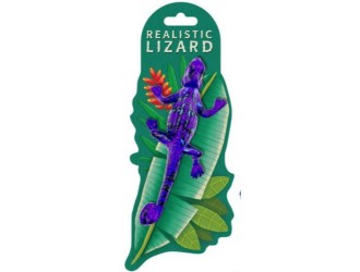 Figurina elastica Soparla violet, schimba culoarea la temperatura, 13 cm, ZJA402122, 3 ani+