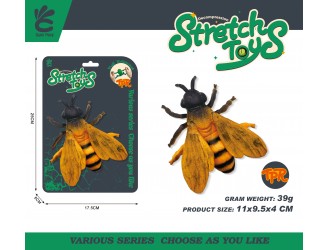 Эластичная фигурка "Пчела" для детей, сенсорная антистресс-игрушка, 11 см, ZJA390857, 3 года+