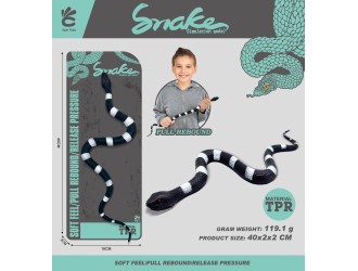 Эластичная фигурка "Змея Банди-банди", сенсорная антистресс-игрушка, 40 см, ZJA390866, 3 года+