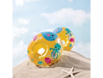 Aripioare gonflabile de inot Little Sea Pals, 27x25 cm, 3-6 ani, Intex (59651)