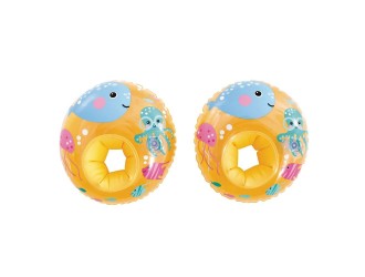 Aripioare gonflabile de inot Little Sea Pals, 27x25 cm, 3-6 ani, Intex (59651)