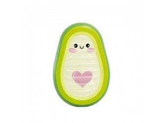 Надувной матрас Intex "Авокадо" (Avocado Buddy) с прозрачным окном, 165x114x23 cm, max. 100 kg, код 58739