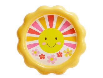 Детский надувной бассейн-фонтан Intex "Sunny Days" с разбрызгивателем, 104х13 см, 59 L, от 2 лет, код 56126