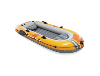 Надувная лодка Intex "Challenger 3", в комплекте с веслами и насосом, 295x137x43 cm, max. 255 kg, код 66313