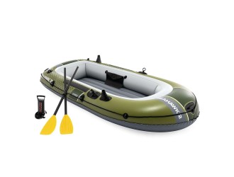 Надувная лодка Intex "Seahawk 2", в комплекте с веслами и насосом, 236x114x41 cm, max. 240 kg, код 66332