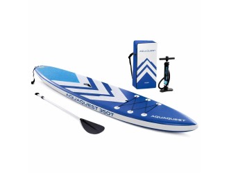 Надувная SUP-доска Intex "Aqua Quest 350T Touring", полный комплект с веслом и рюкзаком, 350 x79x15 cm, max. 160 kg, код 68247