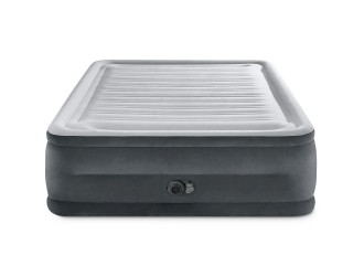 Надувная кровать Queen Comfort-Plush со встроенным насосом, 152х203х56 см, макс. 272 кг, Intex (64418)