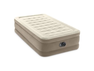 Надувная кровать Twin Ultra Plush со встроенным насосом, 99х191х46 см, макс. 136 кг, Intex (64426)