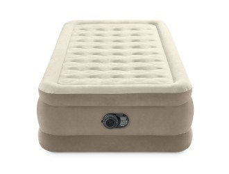 Надувная кровать Twin Ultra Plush со встроенным насосом, 99х191х46 см, макс. 136 кг, Intex (64426)
