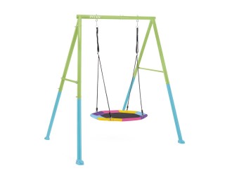 Качели-гнездо с металлическим каркасом, 201х235х200 см, макс. 150 кг, 3-10 лет, Intex (44111)