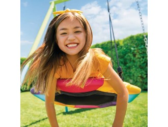 Качели 2 в 1 с металлическим каркасом, 254х235х200 см, 3-10 лет, Intex (44125)