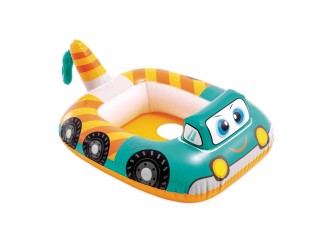 Intex 59586 Colac gonflabil cu scaun tip masinuta, 84x58 cm, max. 15 kg, Macara, 1-2 ani