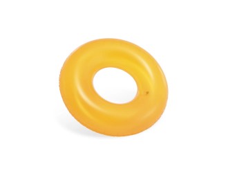 Intex 59260 Colac gonflabil de inot transparent 76 cm, max. 40 kg, Galben, 8+ ani