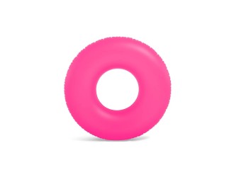 Intex 59262 Colac gonflabil de inot Neon, 91 cm, max. 60 kg, Roz, 9+ ani