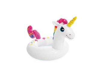 Intex 59221 Colac gonflabil de inot cu design animal, Unicorn, 3-6 ani